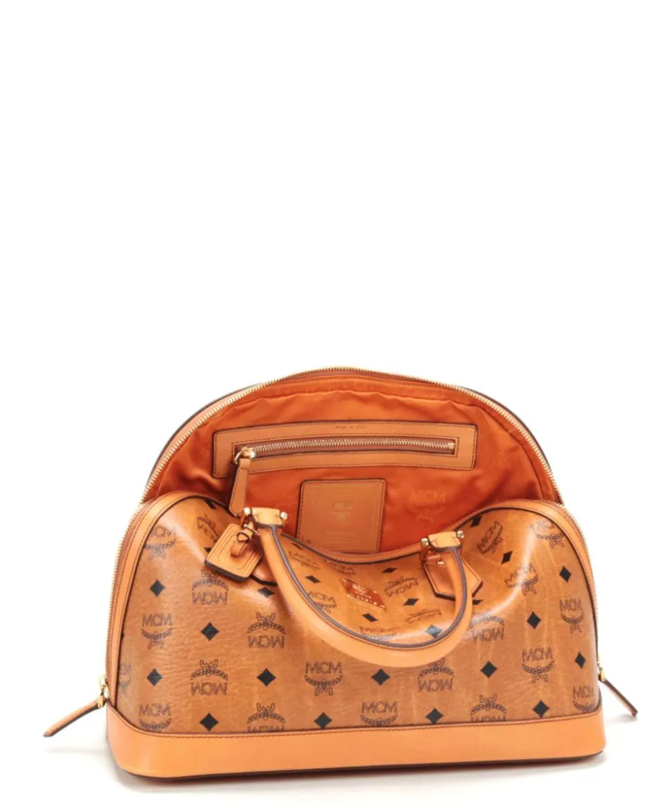 Heritage M Handtasche Leder cognac