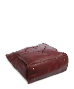 Herzoggasse 1 Shopper genarbtes Rindsleder wein