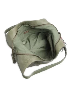 Herzweg 6 Shopper genarbtes Leder grün