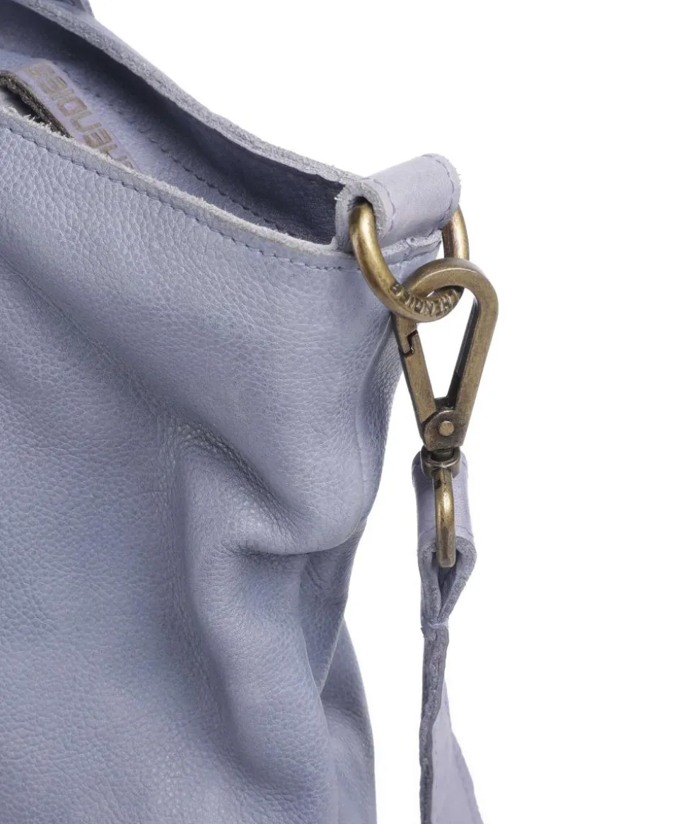 Herzweg 1 Shopper genarbtes Leder lavendel