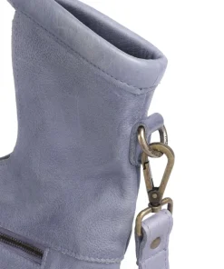 Herzweg 6 Shopper genarbtes Leder lavendel