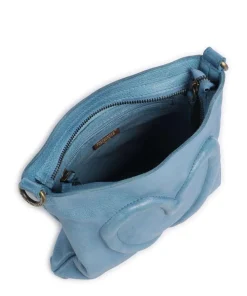 Herzweg 4 Umhängetasche genarbtes Leder navy