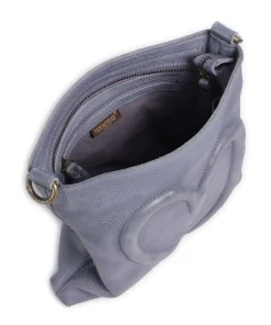 Herzweg 4 Umhängetasche genarbtes Leder lavendel