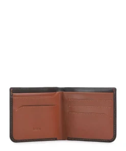 Hide & Seek RFID Geldbörse fein genarbtes Leder dunkelbraun