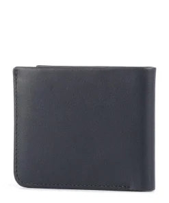 Hide & Seek RFID Geldbörse fein genarbtes Leder navy