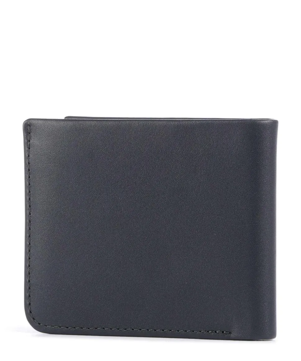 Hide & Seek RFID Geldbörse fein genarbtes Leder navy