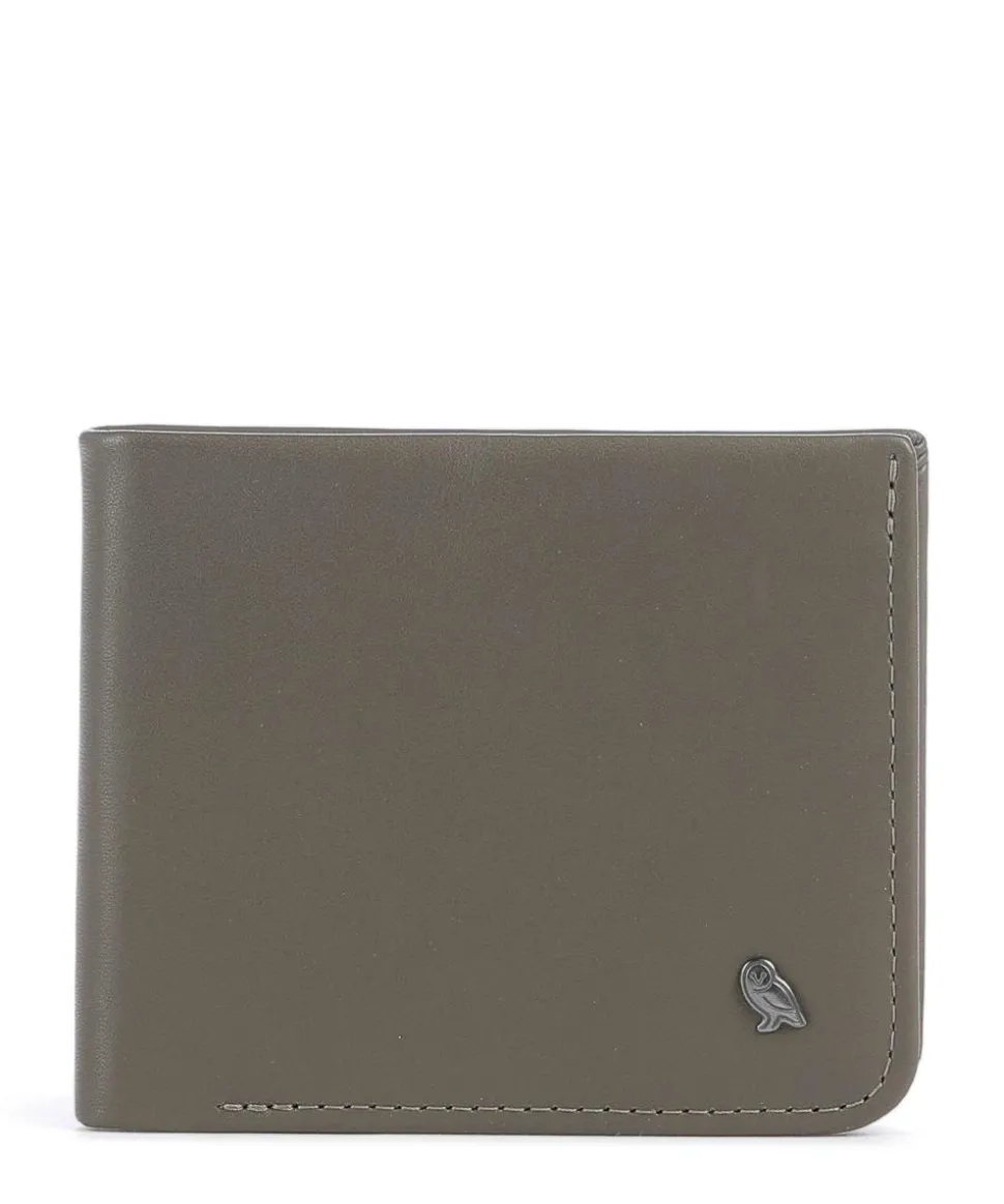 Hide & Seek RFID Geldbörse fein genarbtes Leder olivgrün