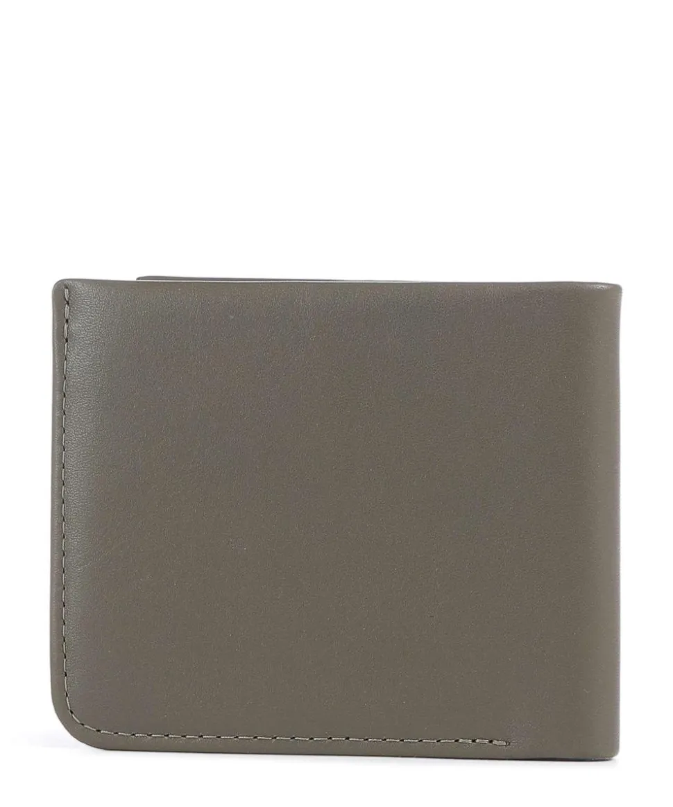 Hide & Seek RFID Geldbörse fein genarbtes Leder olivgrün