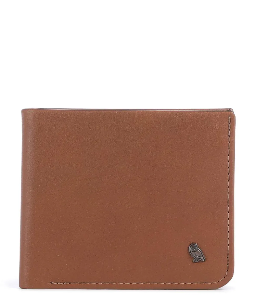 Hide & Seek RFID Geldbörse fein genarbtes Leder karamellbraun