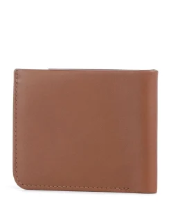 Hide & Seek RFID Geldbörse fein genarbtes Leder karamellbraun