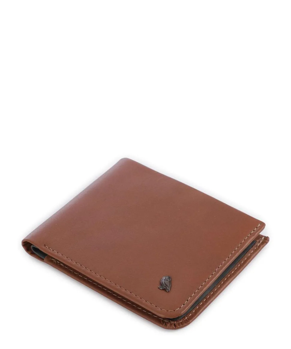 Hide & Seek RFID Geldbörse fein genarbtes Leder karamellbraun