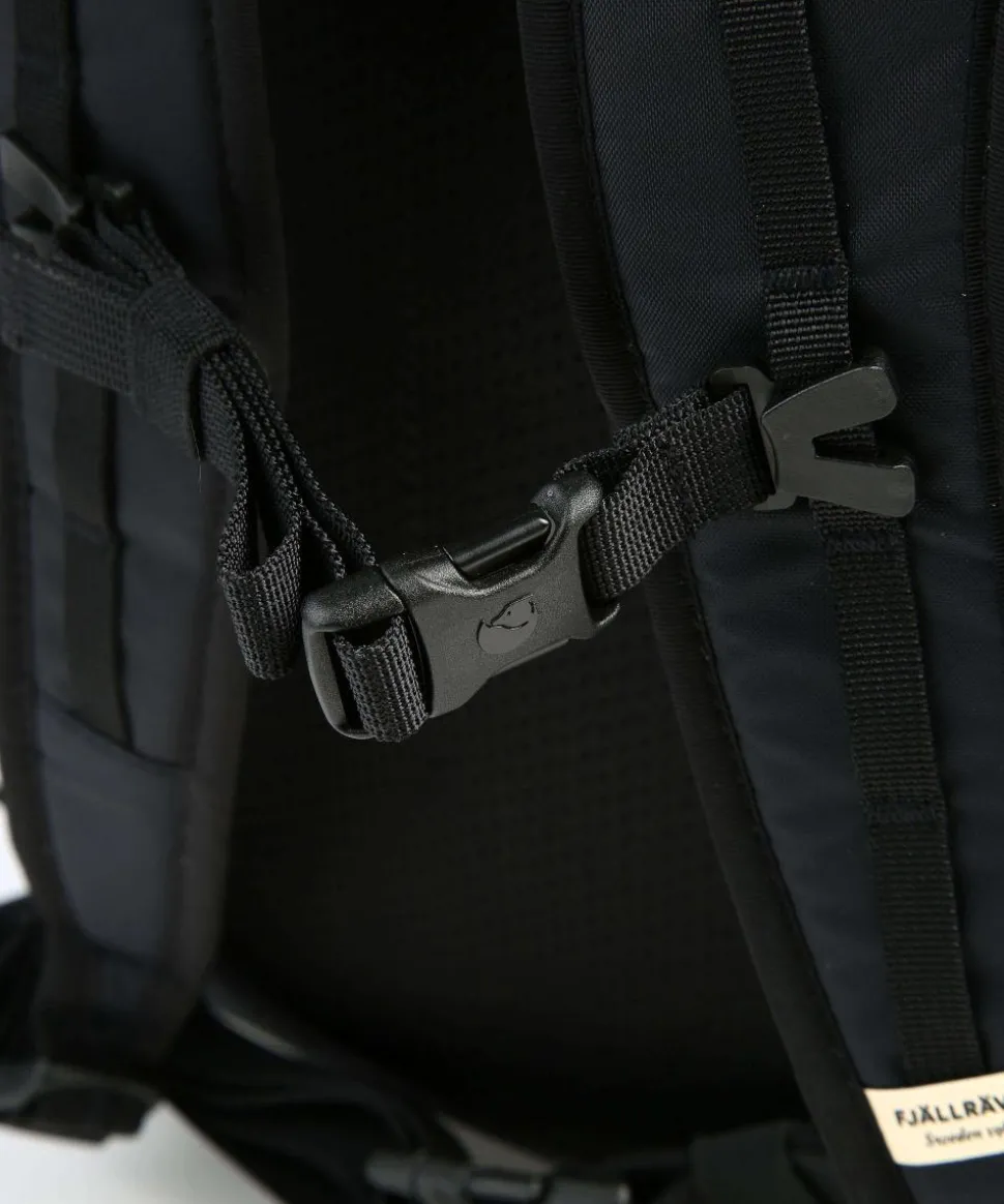 High Coast 26 Rolltop Rucksack recyceltes Nylon schwarz