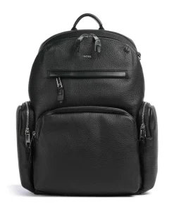 Highway Rucksack 13″ genarbtes Rindsleder schwarz