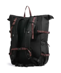 Hike Forest Rolltop Rucksack 15″ recyceltes Nylon schwarz