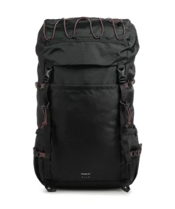 Hike Mountain Wanderrucksack recyceltes Nylon schwarz