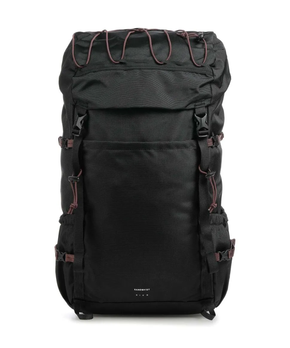 Hike Mountain Wanderrucksack recyceltes Nylon schwarz