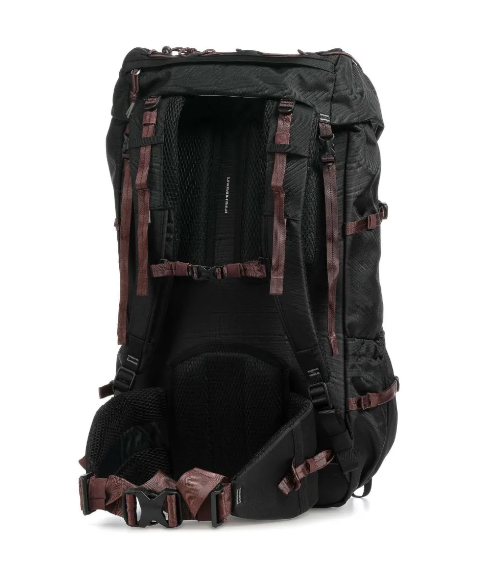 Hike Mountain Wanderrucksack recyceltes Nylon schwarz