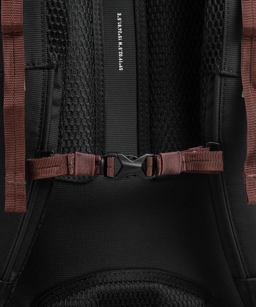 Hike Mountain Wanderrucksack recyceltes Nylon schwarz