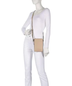 Hilla Handytasche Schafsleder beige