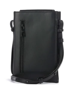 Hilla Handytasche Schafsleder schwarz