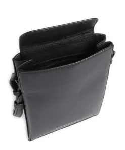 Hilla Handytasche Schafsleder schwarz