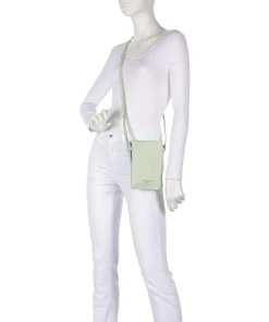 Hilla Handytasche Schafsleder mintgrün