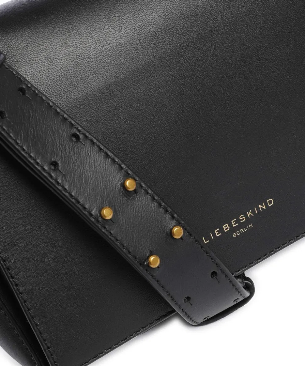 Hilla Kodiaq Sheep S Umhängetasche Lammleder schwarz