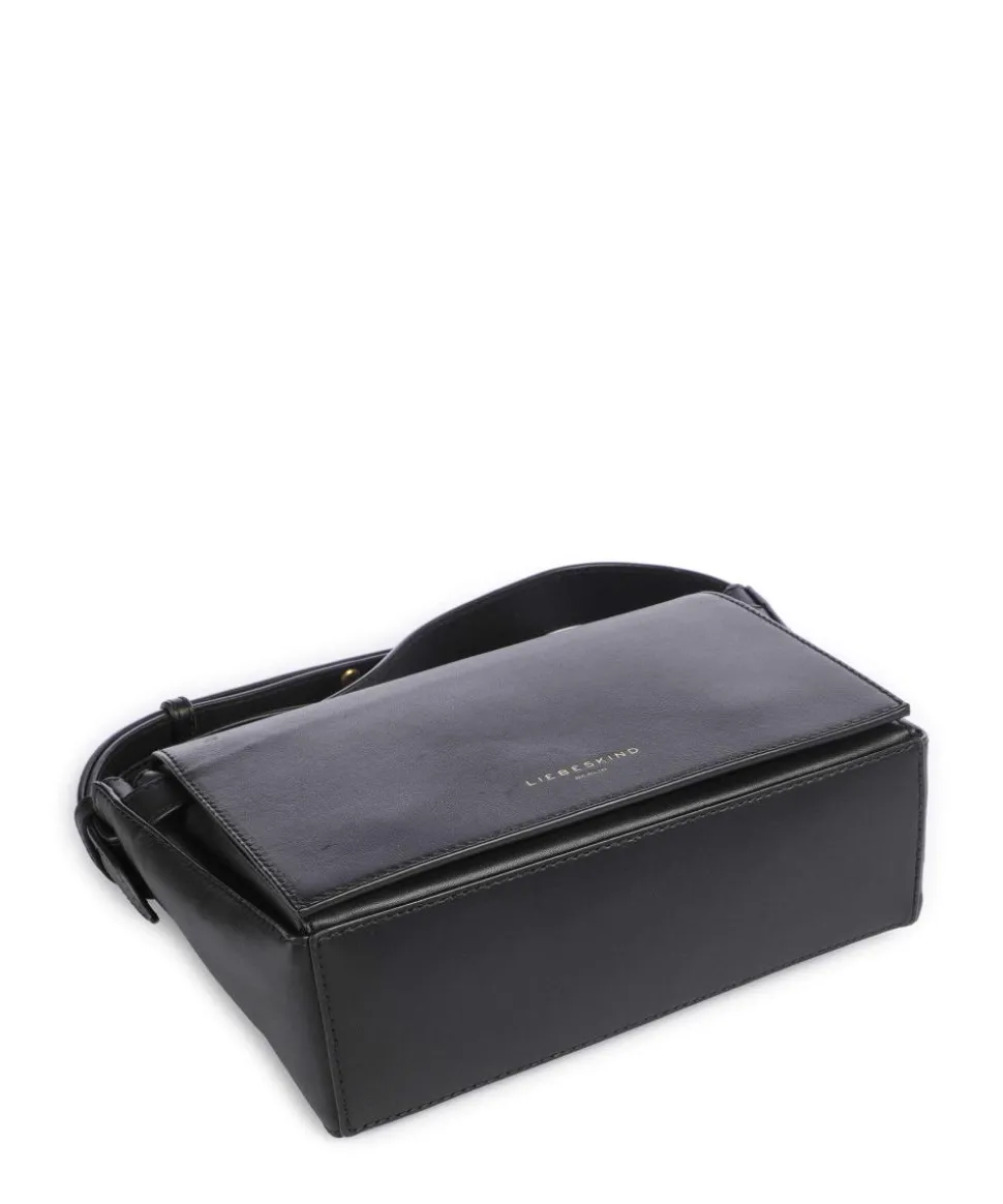 Hilla Kodiaq Sheep S Umhängetasche Lammleder schwarz