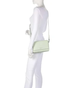 Hilla M Umhängetasche fein genarbtes Leder mintgrün