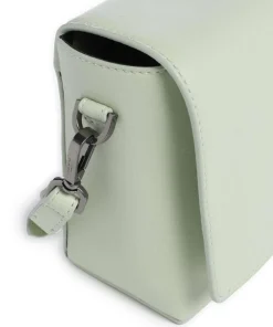 Hilla M Umhängetasche fein genarbtes Leder mintgrün