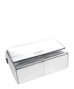 Hilla M Umhängetasche Schafsleder silber