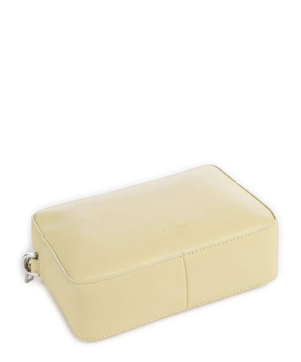 Hilla S Umhängetasche Schafsleder vanillegelb