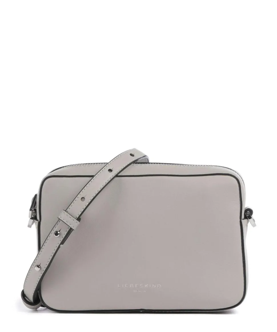 Hilla S Umhängetasche Schafsleder grau