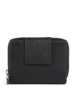 Hirsch Ida NFC Geldbörse genarbtes Rindsleder schwarz