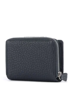 Hirsch Ida NFC Geldbörse genarbtes Rindsleder dunkelblau