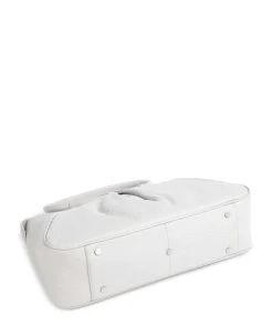 Hirsch Ilona Handtasche genarbtes Rindsleder hellgrau