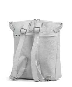 Hirsch Imma Rucksack genarbtes Leder hellgrau
