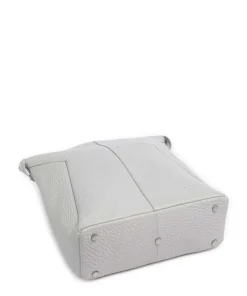 Hirsch Imma Rucksack genarbtes Leder hellgrau