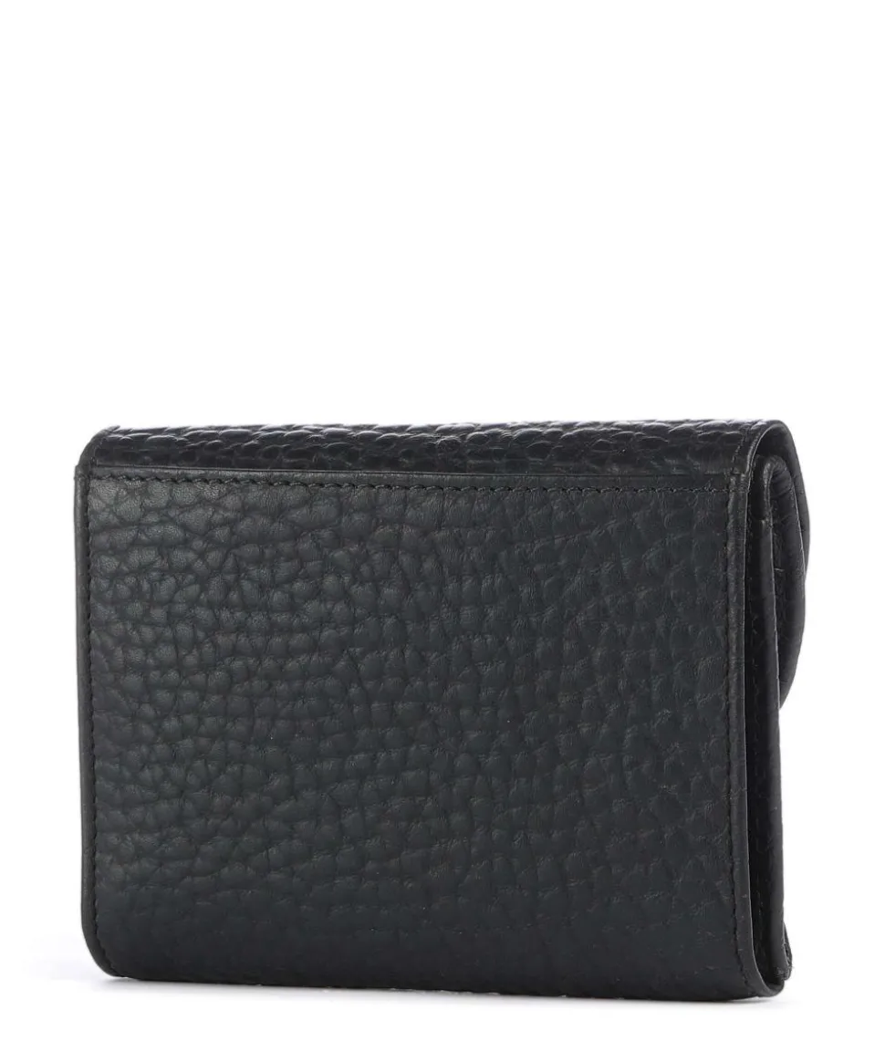 Hirsch Tori RFID Geldbörse genarbtes Rindsleder schwarz