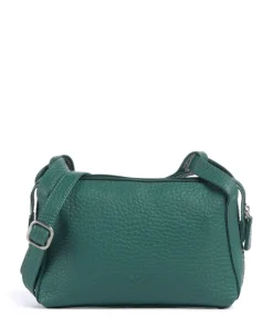 Hirsch Xantia Umhängetasche genarbtes Leder grün