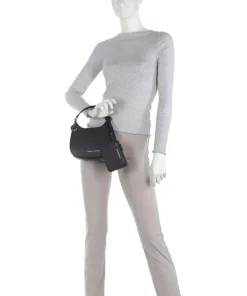 Holly Handtasche Lederimitat schwarz