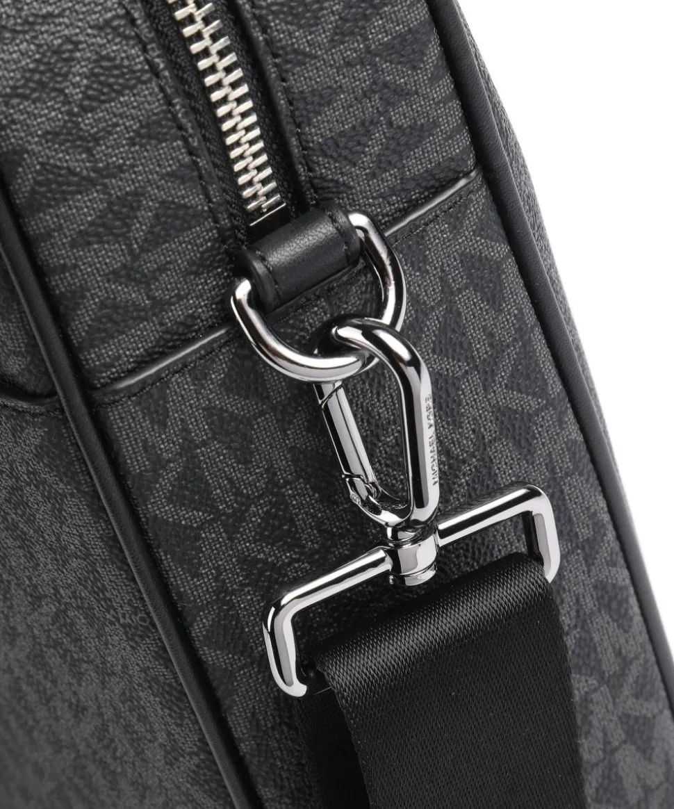 Hudson Aktentasche 15″ Lederimitat schwarz