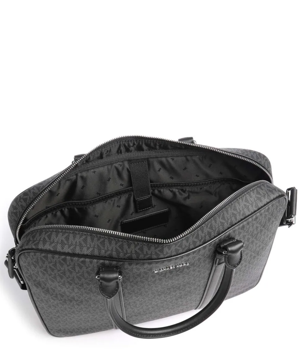 Hudson Aktentasche 15″ Lederimitat schwarz