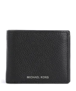 Hudson Geldbörse genarbtes Rindsleder schwarz