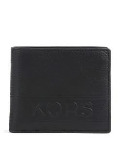 Hudson Geldbörse genarbtes Rindsleder schwarz