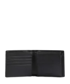 Hudson Geldbörse genarbtes Rindsleder schwarz