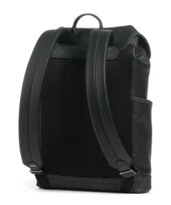 Hudson Rucksack 13″ genarbtes Leder schwarz
