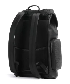 Hudson Rucksack 14″ Lederimitat schwarz