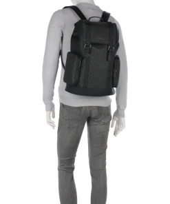 Hudson Rucksack 14″ Lederimitat schwarz