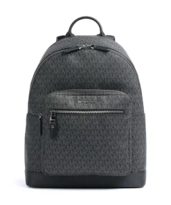 Hudson Rucksack Lederimitat schwarz